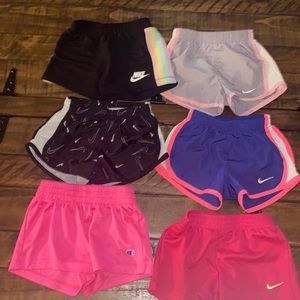 Girls 2t Nike and champion shorts!